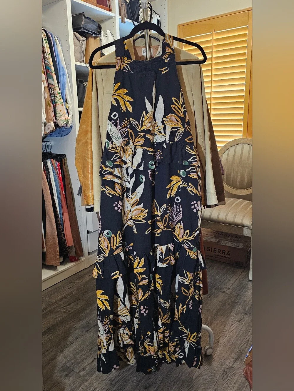 Free People high-low tiered dress. Size S.